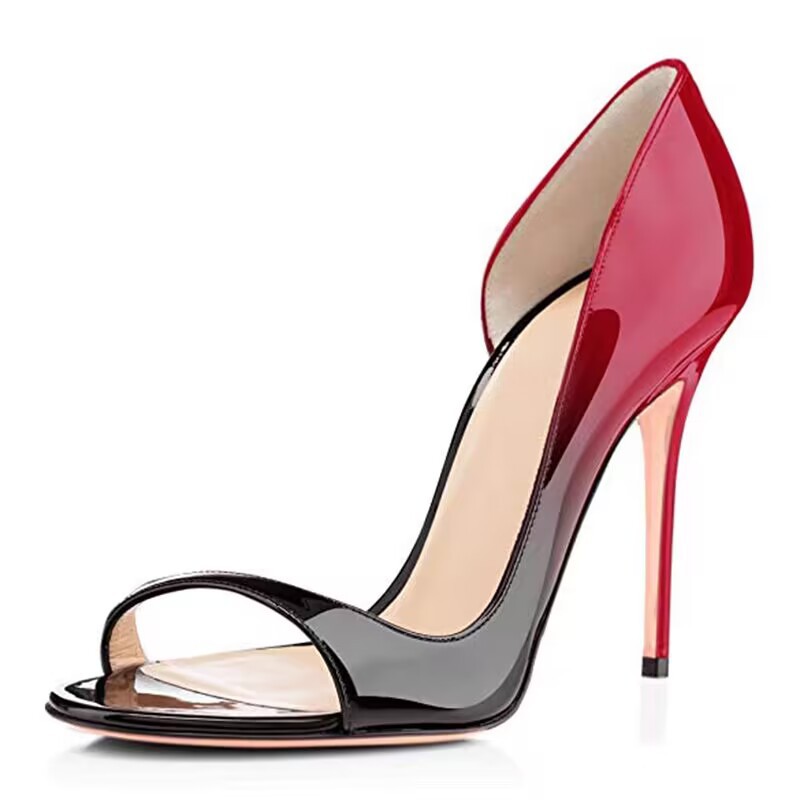 Elegante stiletter til kvinder med peep-toe