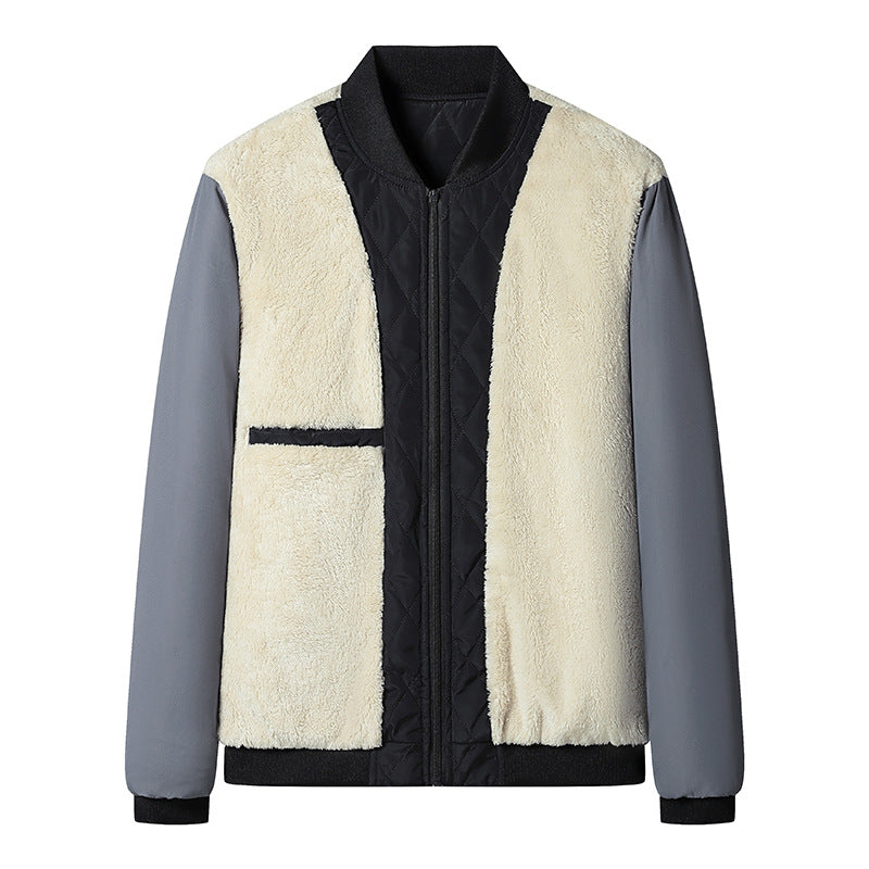 Mens New AutumnWinter Warm Trendy Quilted Padded Jacket