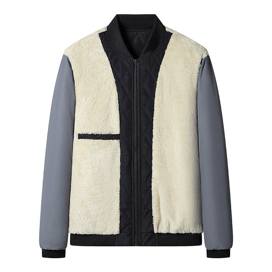 Mens New AutumnWinter Warm Trendy Quilted Padded Jacket
