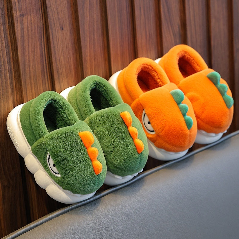 Children Cotton Slippers Boys Winter Girls Cute Child