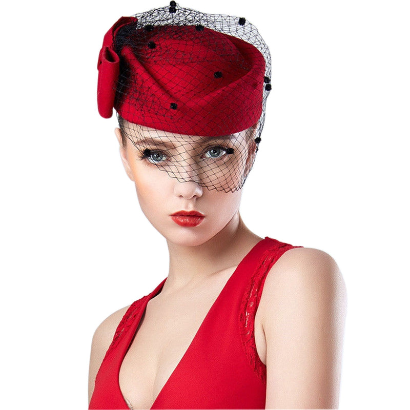 Women's British Retro Style Wool Felt Hat