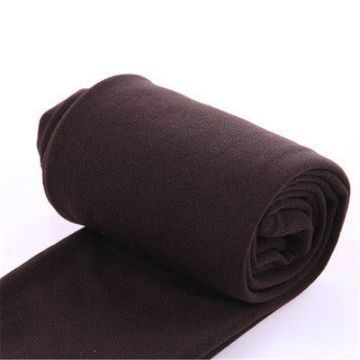 Leggings Women's Pantyhose Plus Velvet Outer Wear Fleece Trousers Step On One Foot Pants