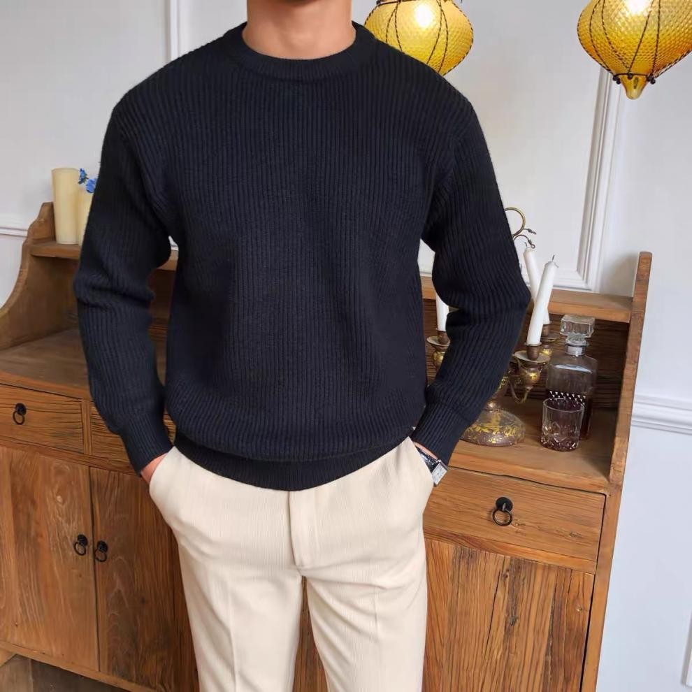 Fortykkende Sweater Mænds Koreansk-stil Trendy Løs