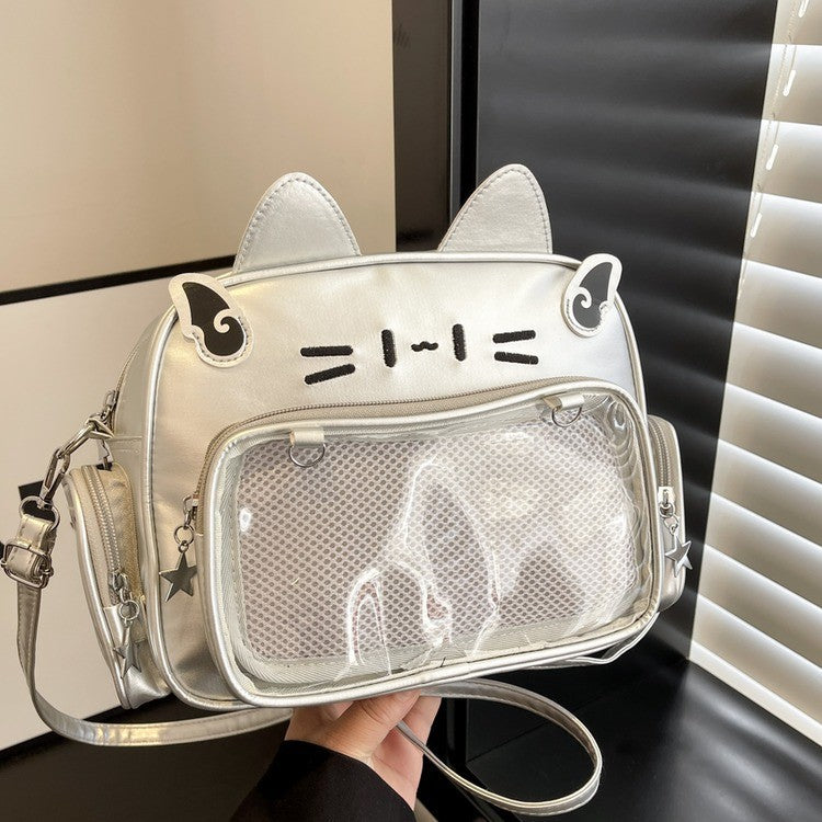 Fashionable All-match Mechanical Cat Backpack For Women