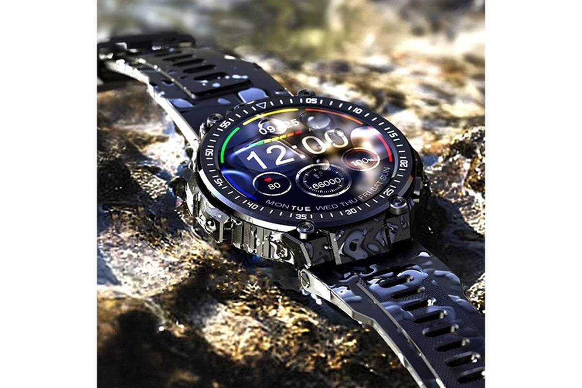 2024 New Bluetooth Call Smart Watch 4G ROM Men Recording Local Music Fitness Tracker Smartwatch for Huawei GT2 Pro Xiaomi Phone - Yellow