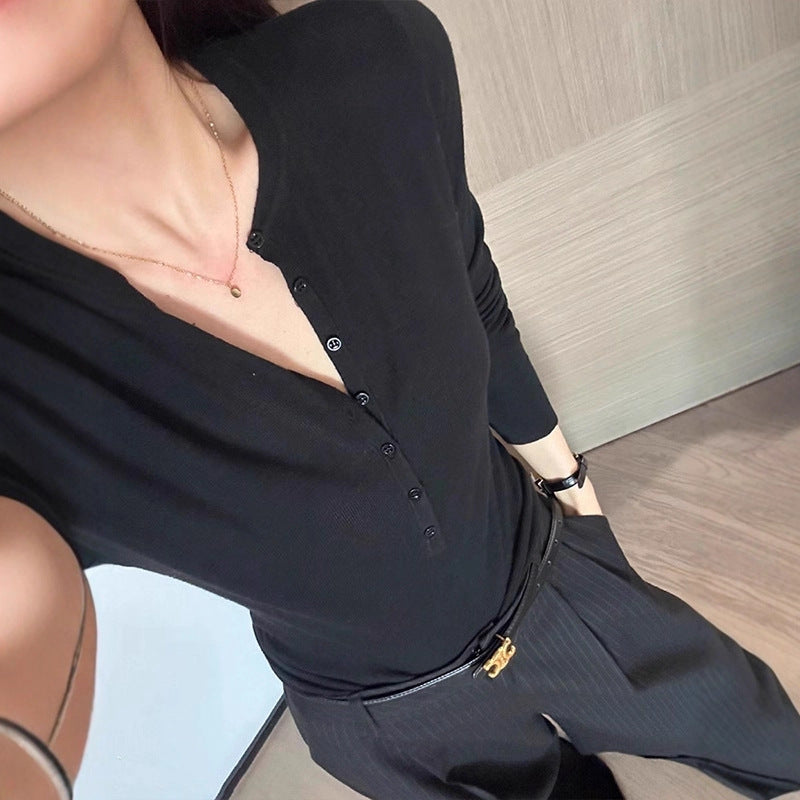 Ny Slim Fit Indertøj Langærmet Dame