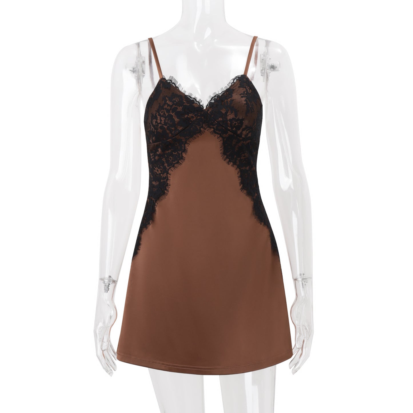 Womens Stylish Retro Elegant Slim-fit Slip Dress