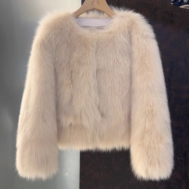 New Winter Fashion Versatile Fox Fur Coat