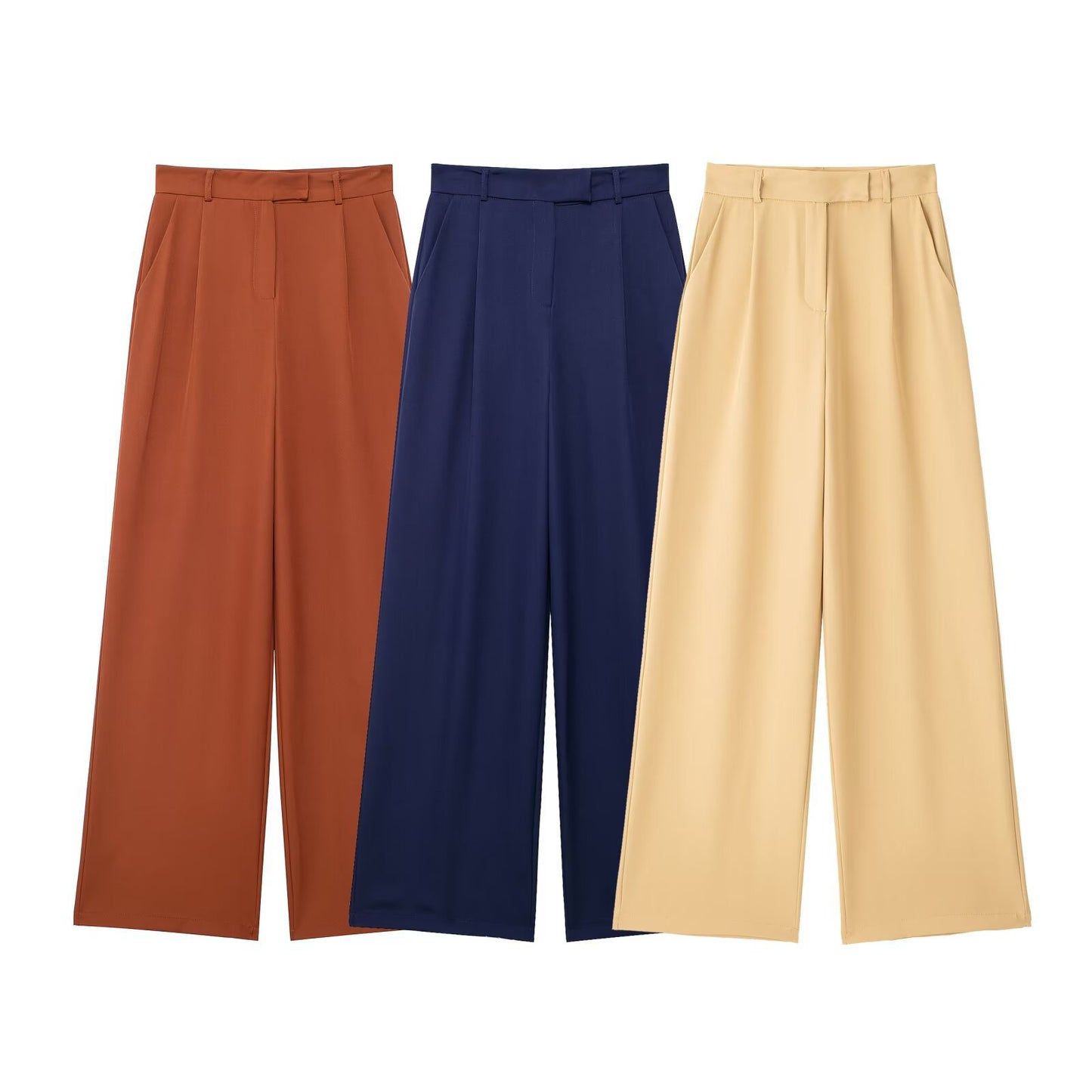Casual Women's Unisex Style Wide Leg Trousers