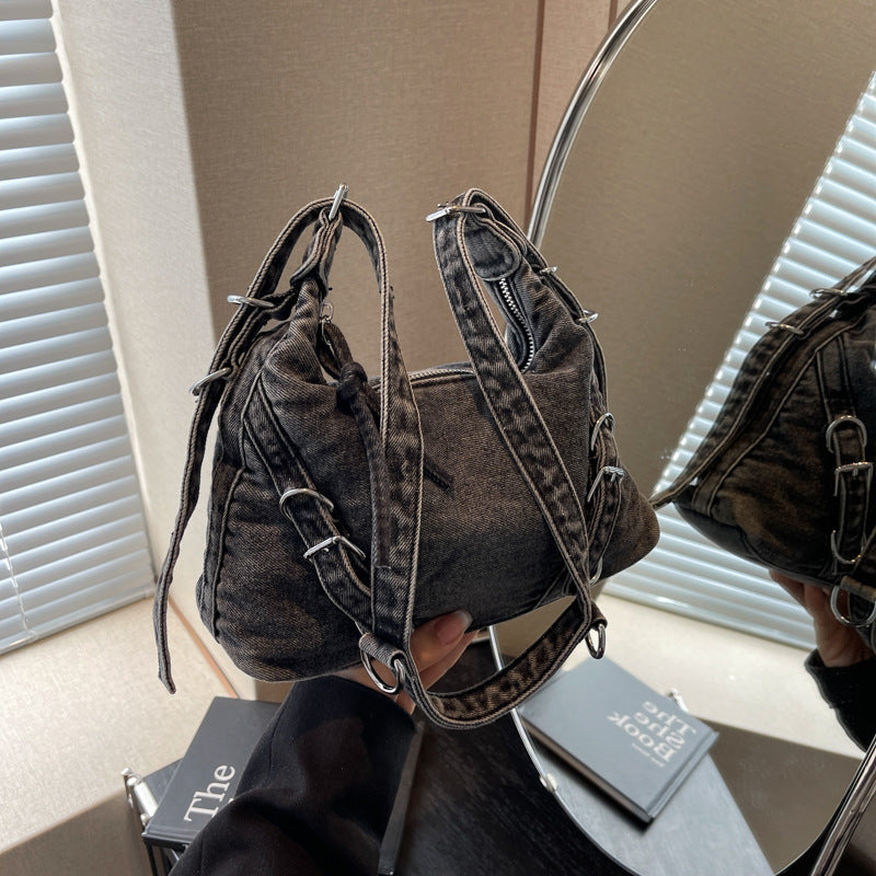 Denim Women's Western Style Shoulder Messenger Bag