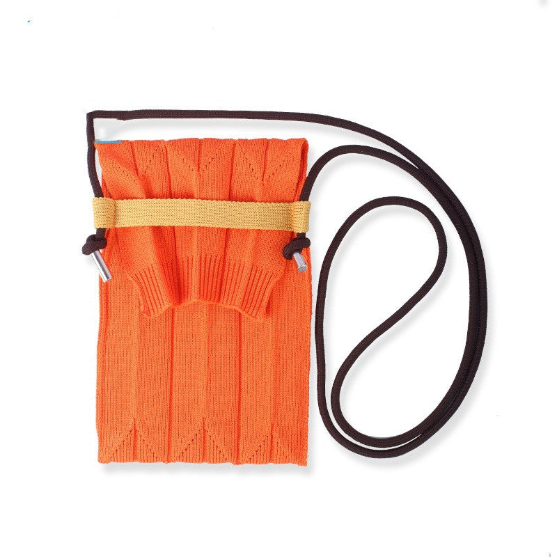 Multicolor Pleated Organ Woven Crossbody Mini Casual Shoulder Bag
