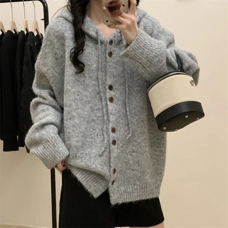 Løs og alsidig sweaterjakke