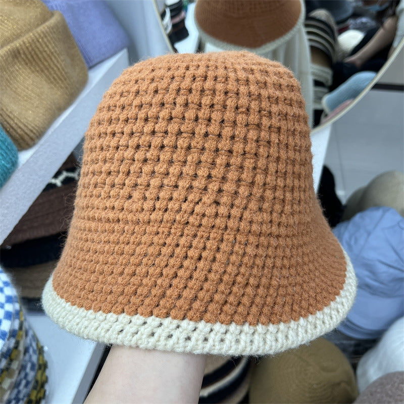 Women's Fashion Versatile Wool Knitting Fisherman's Hat