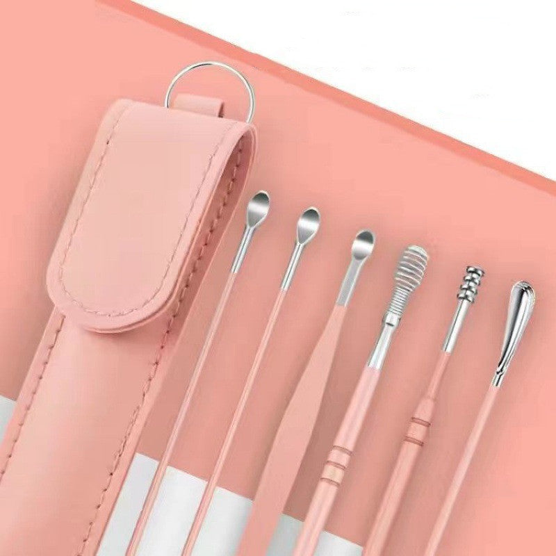 Ear Pick New Stainless Steel Ear Digging Suit