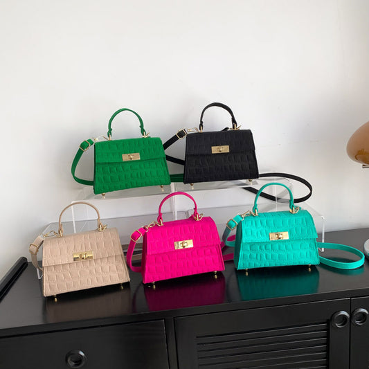 Enkel Fritids Pendlertaske Ét Skulder Populær Lille Mode Crossbody Taske til Kvinder