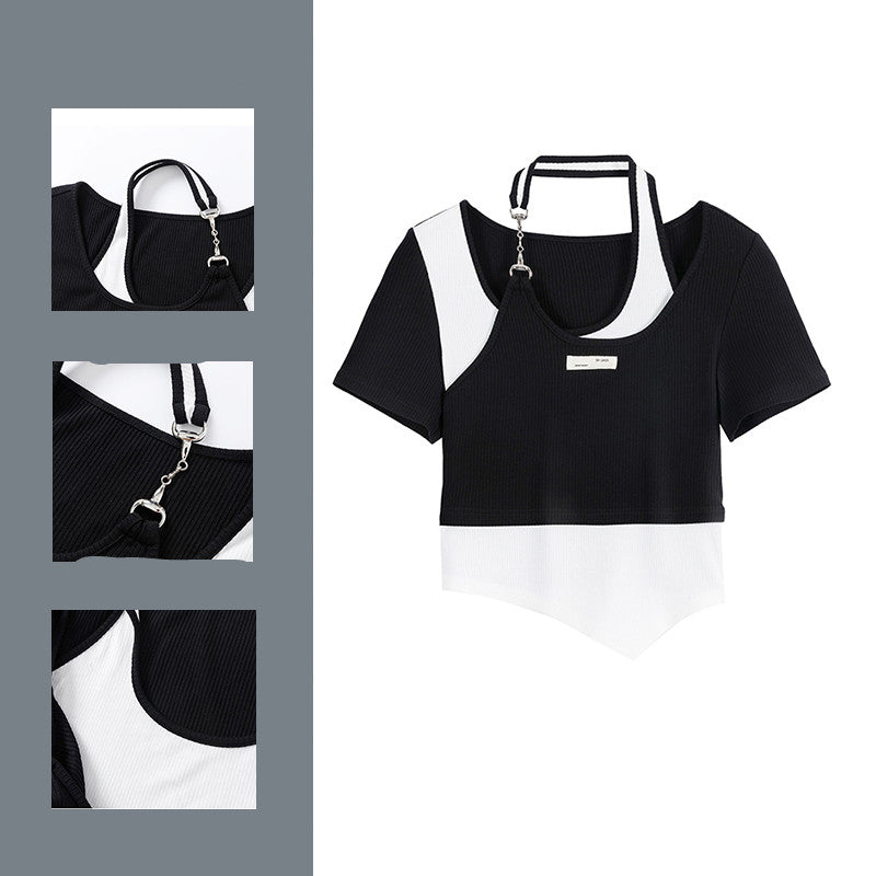 Pure Desire Style Short Sleeve T Shirt Blouse