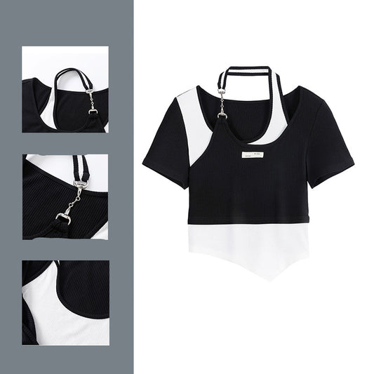 Pure Desire Style Short Sleeve T Shirt Blouse