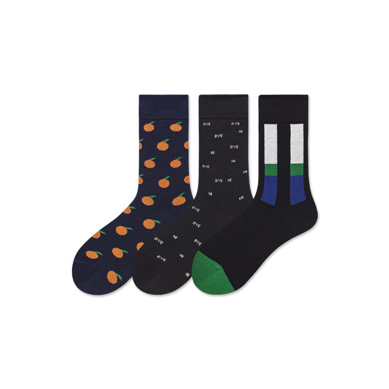 Spring And Summer Socks Trend Skateboarding Socks Cotton Stockings College Style Cotton Striped Socks