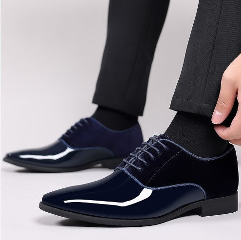 Formelle businesslædersko til mænd Lette high-end trendy herresko Lav model