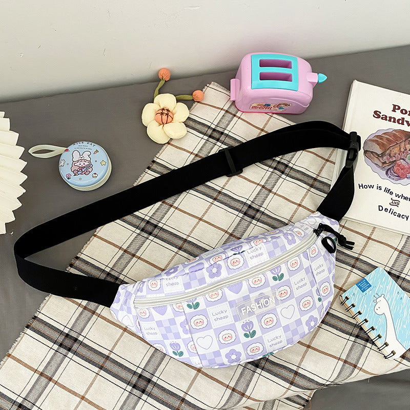 Women's Fashion Print Crossbody Chest Bag