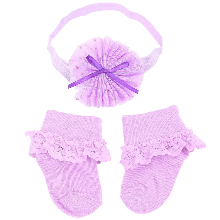 Female Bow Baby Socks Cute Princess
