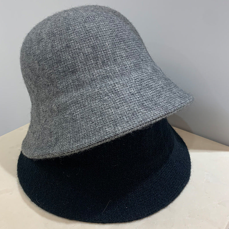 Women's Fashionable And Versatile Wool Knitted Fisherman's Hat