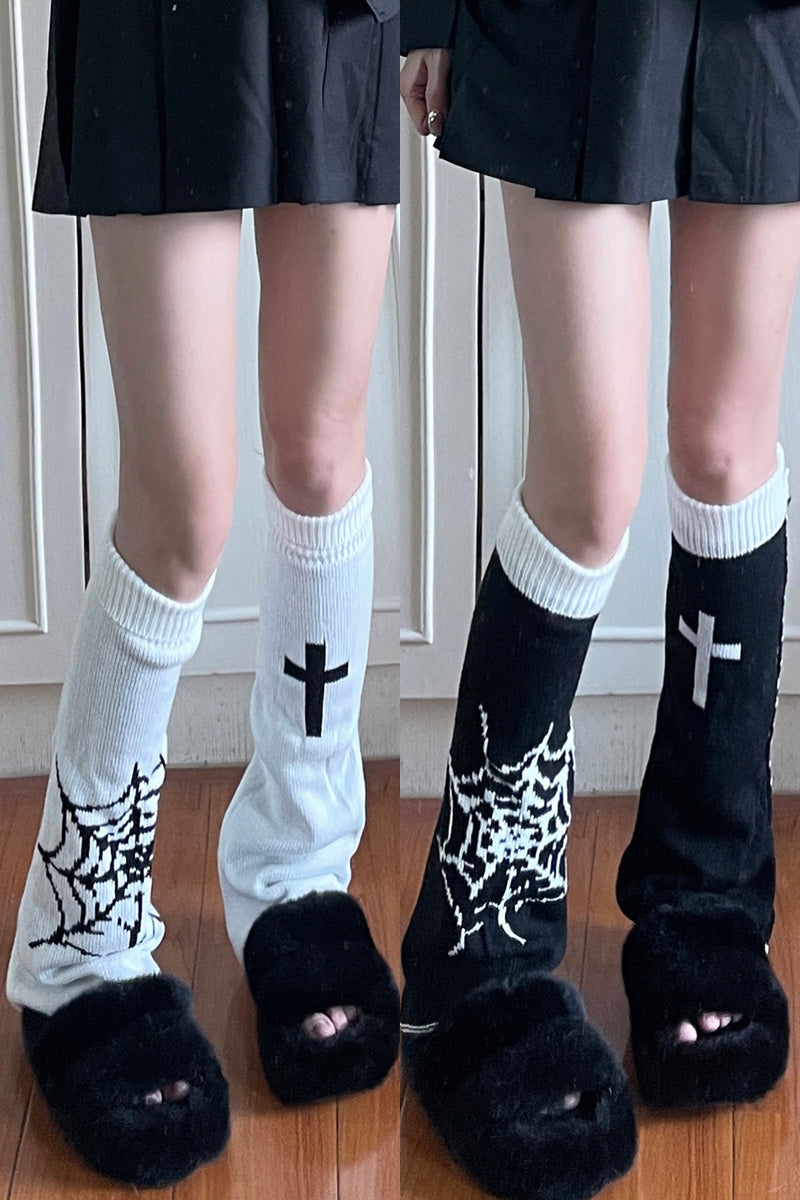 Sweet And Cool  Spider With Knitted Socks Double Side Wearable