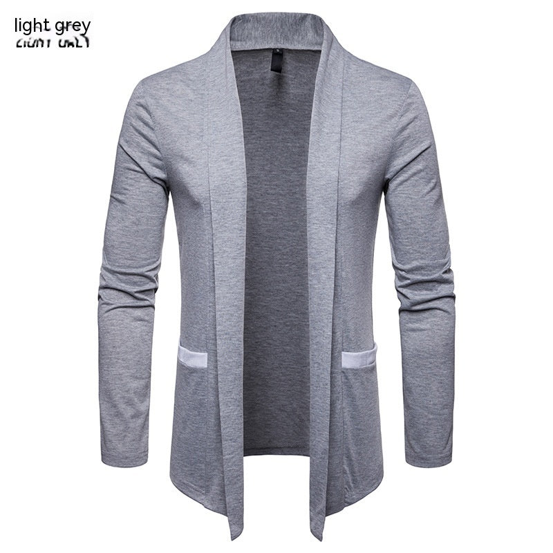 Foreign Trade Wholesale Men's New Plus Size Men's Coat Cardigan