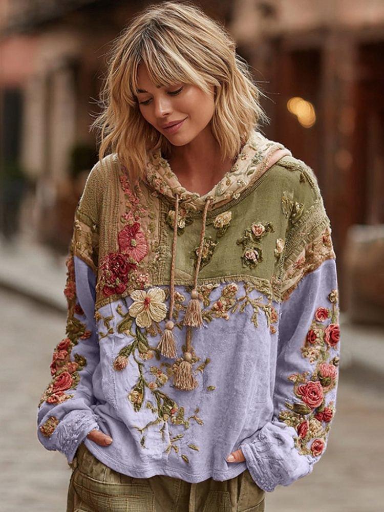Dame Hættetrøje Langærmet Pullover Løs Casual Top