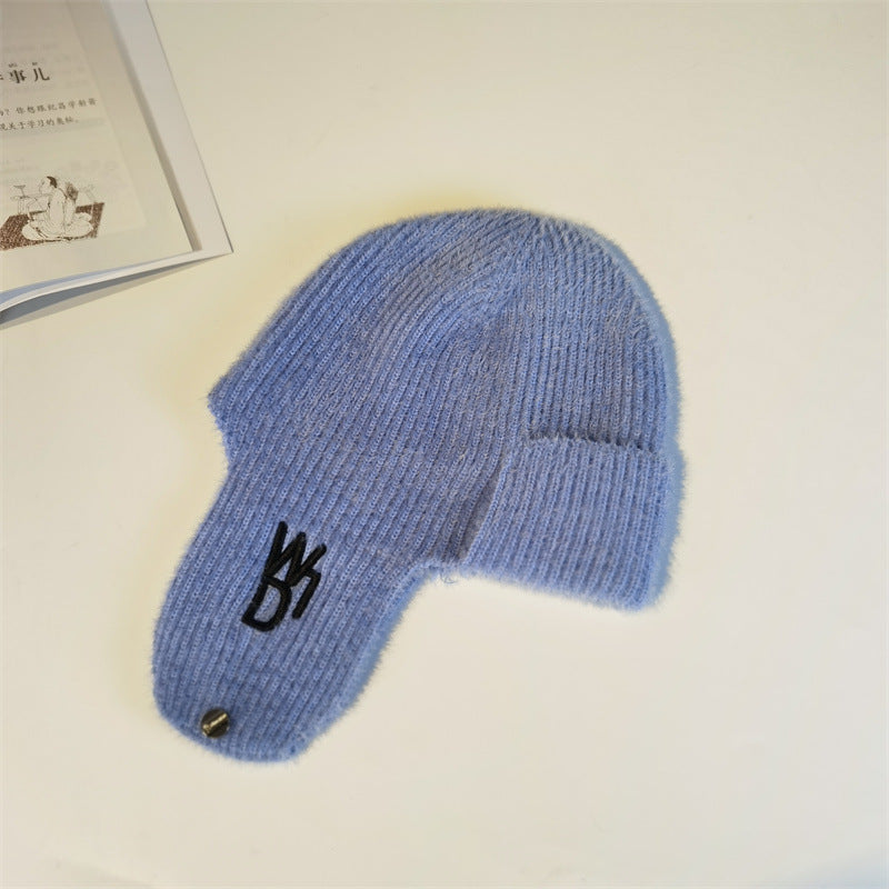 Women's Warm Outdoor Cycling Knitted Wool Hat