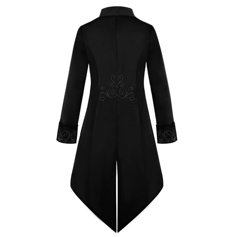 Swallowtail Medieval Retro Men's Punk Men's Coat Gothic Coat