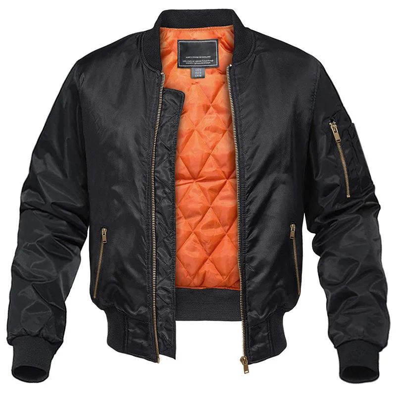 Plus Size Fat Guy Sports Casual Cotton Jacket