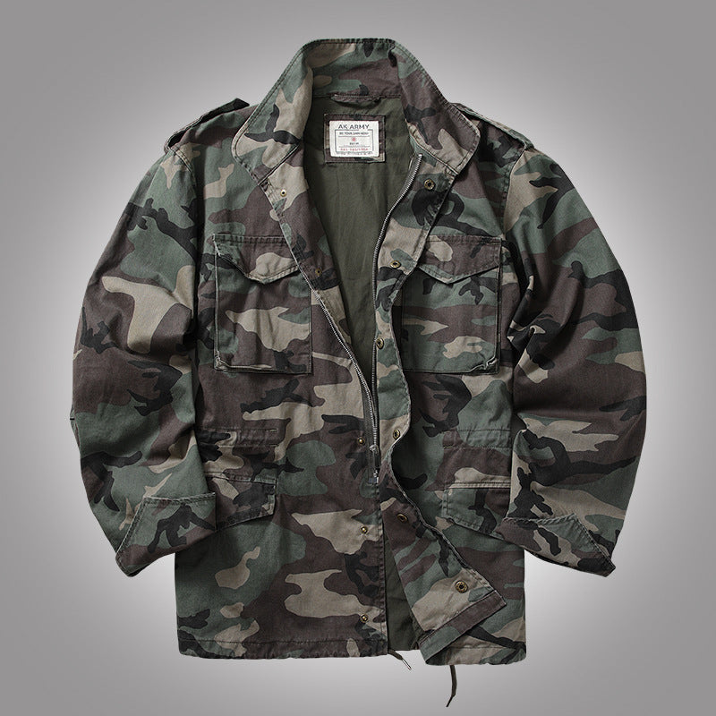 American Retro Workwear Jacket For Men