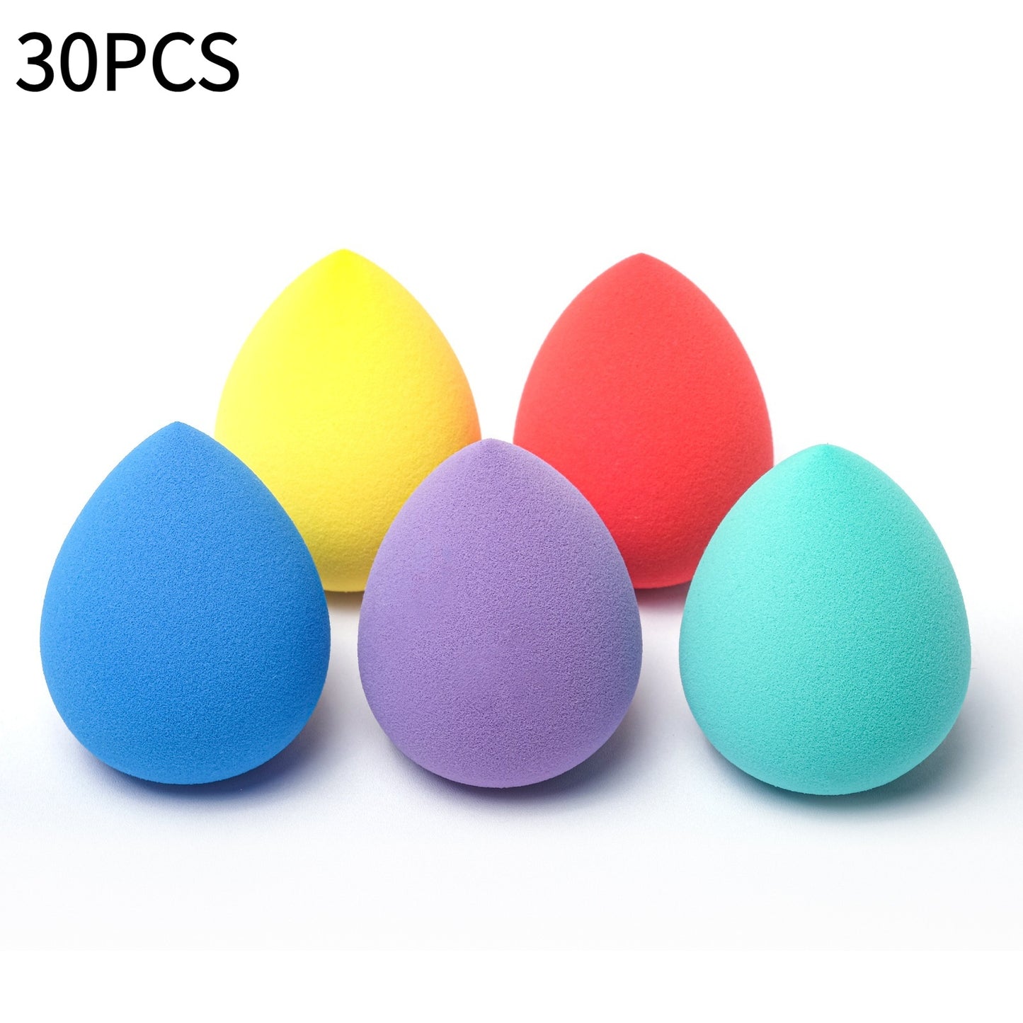 Solid Color Household Water Droplet Makeup Sponge Powder Puff