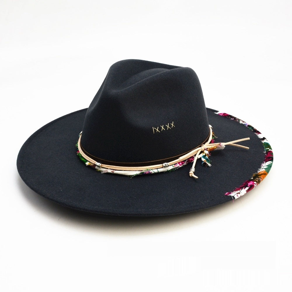 Fashion Retro Original Design Fedora Hat European And American Fur Felt Hat