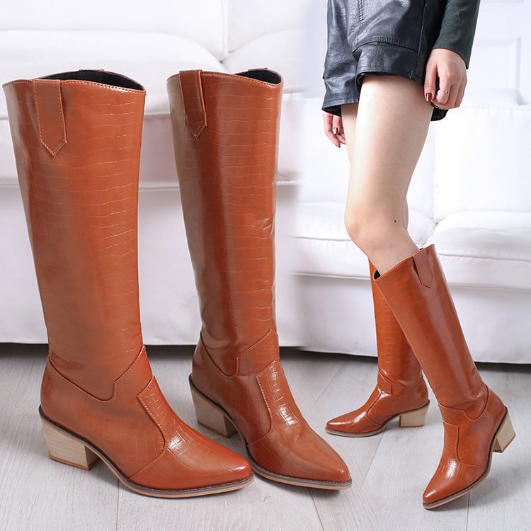 Pointed British All Match Knight Boots
