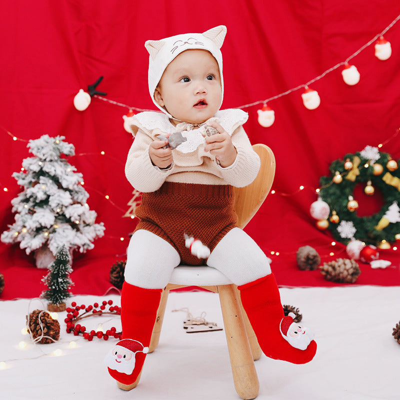 Autumn And Winter Terry Thickened Glued Non-slip Baby Floor Socks