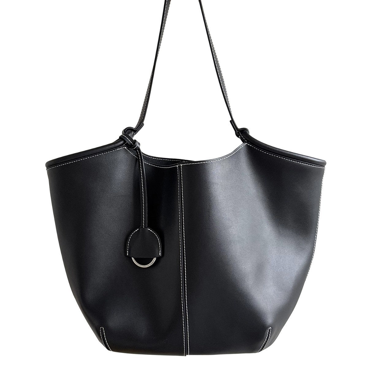 High Capacity Solid Color Versatile Womens Tote And Shoulder Bag