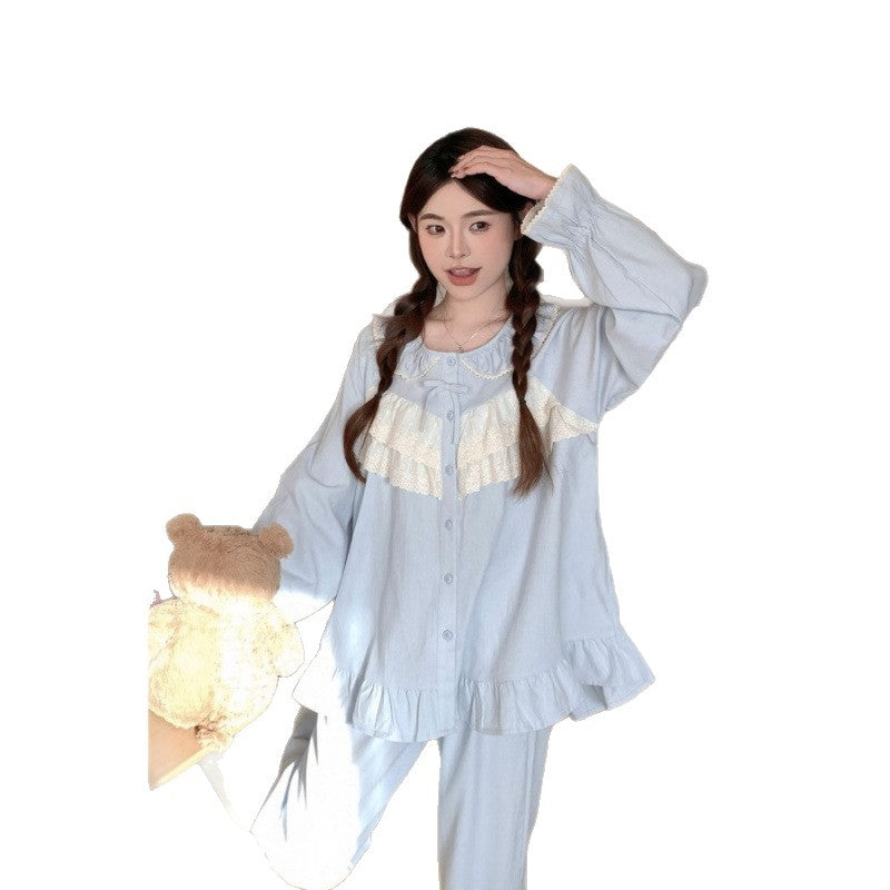 Womens Loose-fitting Top And Pants Set