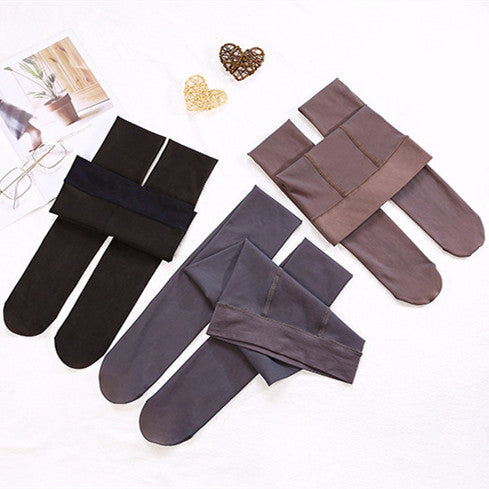 Fake Through Meat Spring And Autumn Thin Outerwear Leggings