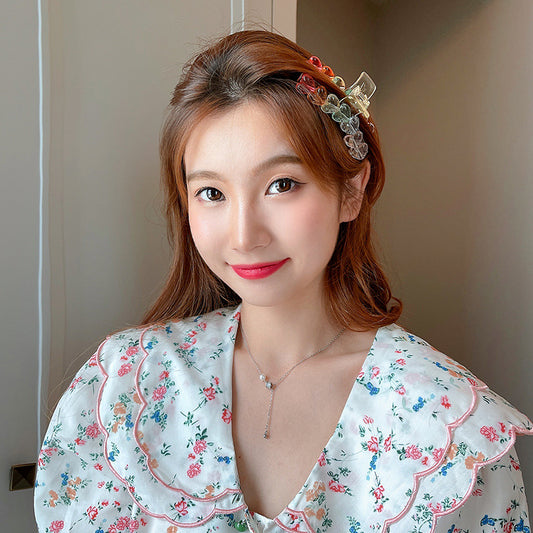 Candy Color Shark Female Back Head Clip