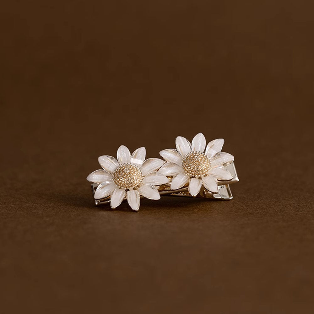 Chrysanthemum Flower Small Broken Hair Duckbill Side Hairpin