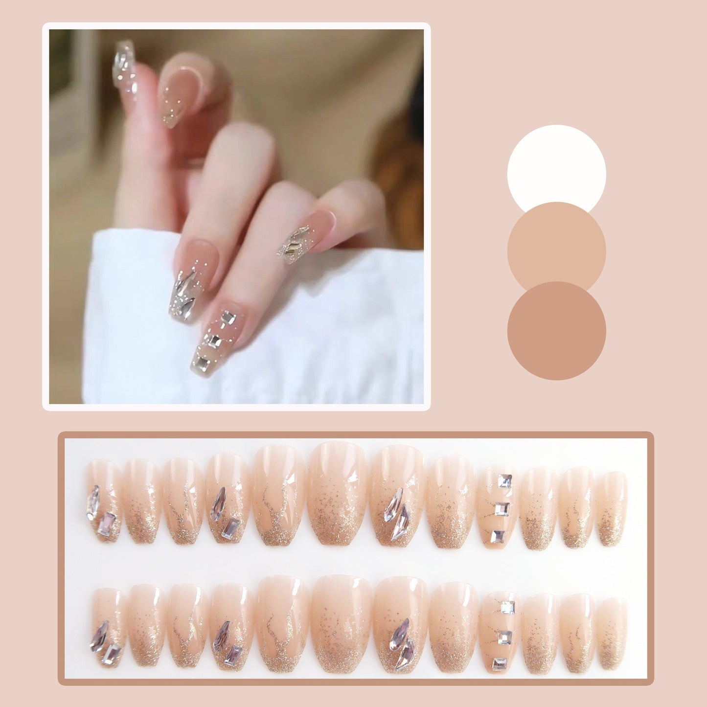 Manicure Combination Patch Finished Product Removable