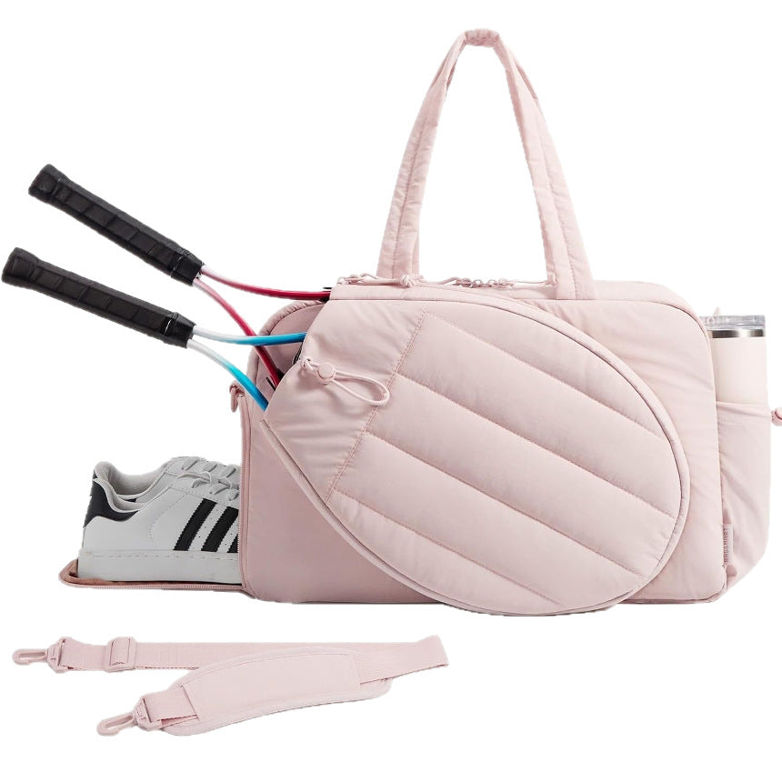 Foldable Portable With Shoe Compartments Shoulder Bag