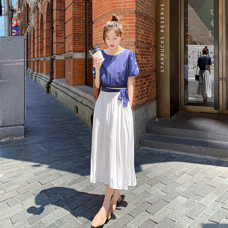 Green Long Dress For Children