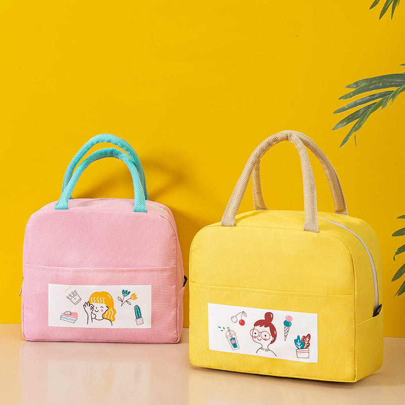 Cute Bento Students Bring Rice Insulation Bag