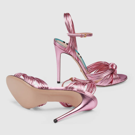 High-heeled Sandals Thin Strap Braided Fish Mouth Toe Women's Shoes