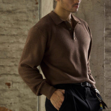 Business Casual Bottoming Shirt American Retro Autumn