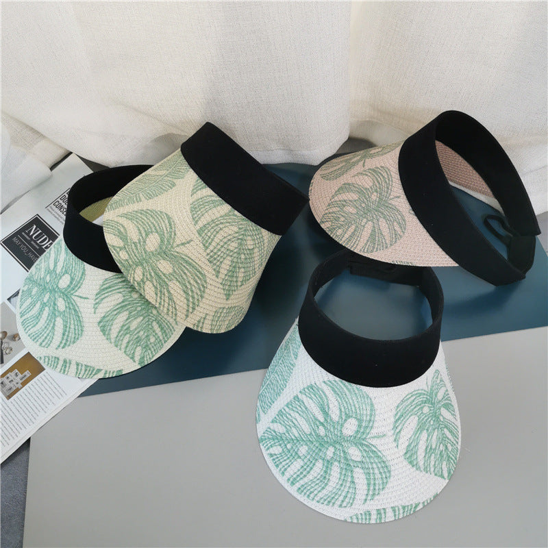 New Sunshade Women's Sunscreen And UV Protection Folding Straw Hat