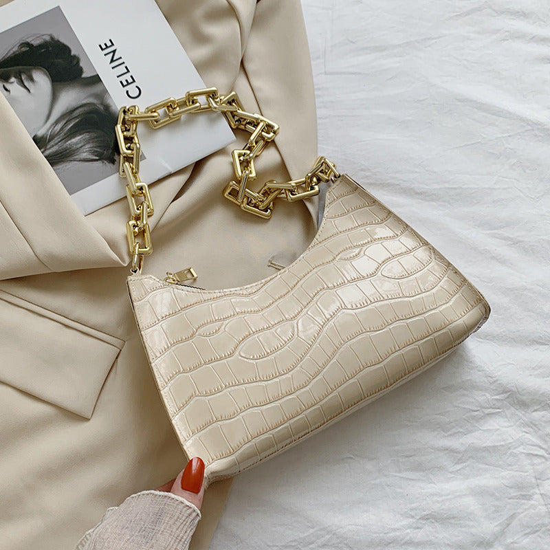 Fashion Acrylic Chain Underarm Bag